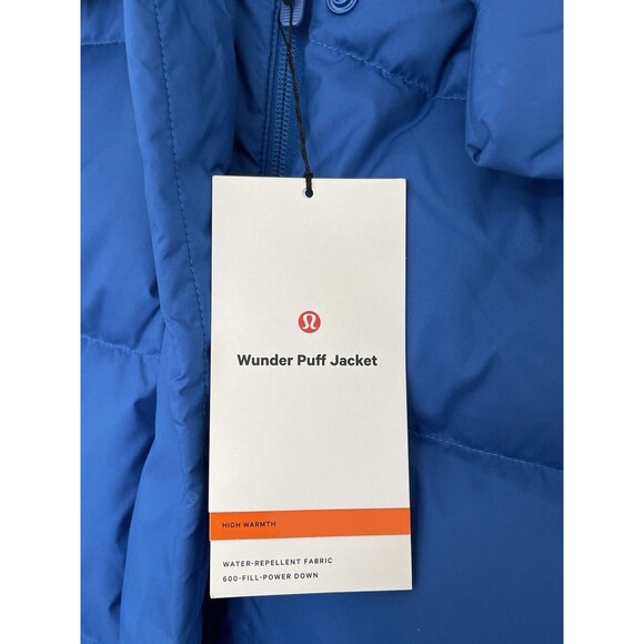 NWT $298 Lululemon Women Wunder Puff 600-Down-Fill Jacket Size Color Blue Size 4 - Picture 4 of 13